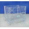 Buy cheap High Strength Industrial Wire Container 72KG Wire Mesh Pallet Cages from wholesalers