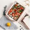 Buy cheap Rectangle Deep Ceramic Bakeware Sets Dish Oven Safe Nonstick For Home Kitchen from wholesalers