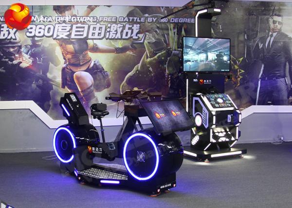 Cool 9d VR Fitness Bicycle Virtual Gaming Machine With 9d Virtual Reality