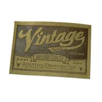 Buy cheap Branding Custom Leather Labels Small Size Unique Fashionable Creative Design product