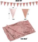 DT2096 7.75 Inches by 1/4 inch Rose Gold Disposable Dishware
