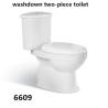 Buy cheap Bathroom Floor Mounted S-trap 220mm Roughing-in Washdown Two-piece Toilet from wholesalers