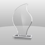 Custom Size Heart Shaped Acrylic Plaque Plexiglass Awards For Business