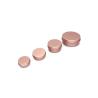 Buy cheap Matte pink Emboss Printing Hair Wax Cosmetic Cream Tin Container Metal Aluminum Tin Jewelry Earring Can from wholesalers