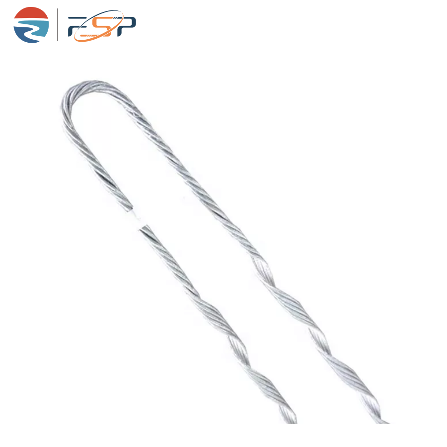 Galvanized Steel Wire Preformed Dead End for ADSS Cable 9.5 10.5 MM Model Number ADSS