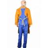 Buy cheap Durable Cow Leather Welding Clothes Long Coat Apron Protection Clothes PPE Safety Wear from wholesalers