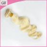 Buy cheap One Donor Healthy End Peruvian Human Hair 6A Natural Virgin Blonde Hair Bundles from wholesalers