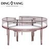 Buy cheap Custom Metal Glass Jewelry Showcase Counter Combination Of Practicality And Beauty from wholesalers