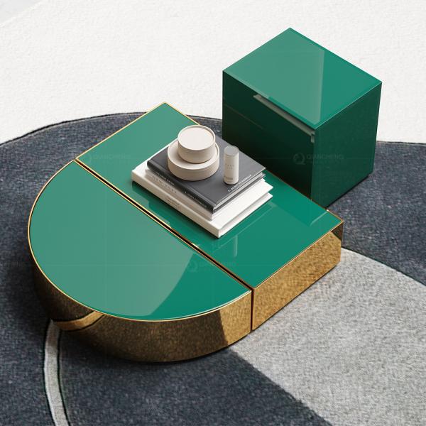 Buy cheap Space Saving Modern Adjustable Coffee Tables SS Steel Furniture from wholesalers