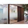 Buy cheap Office Building sound proof wall tempered glass partition customized size from wholesalers