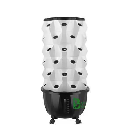 Buy cheap 65L 6 Layer 48 Holes Garden Vertical Farming Agricultural Hydroponics Tower System in Strawberry Greenhouse from wholesalers