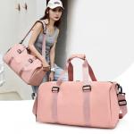 Waterproof Nylon Yoga Gym Bags With Shoe Compartment Sport Bags Custom Logo