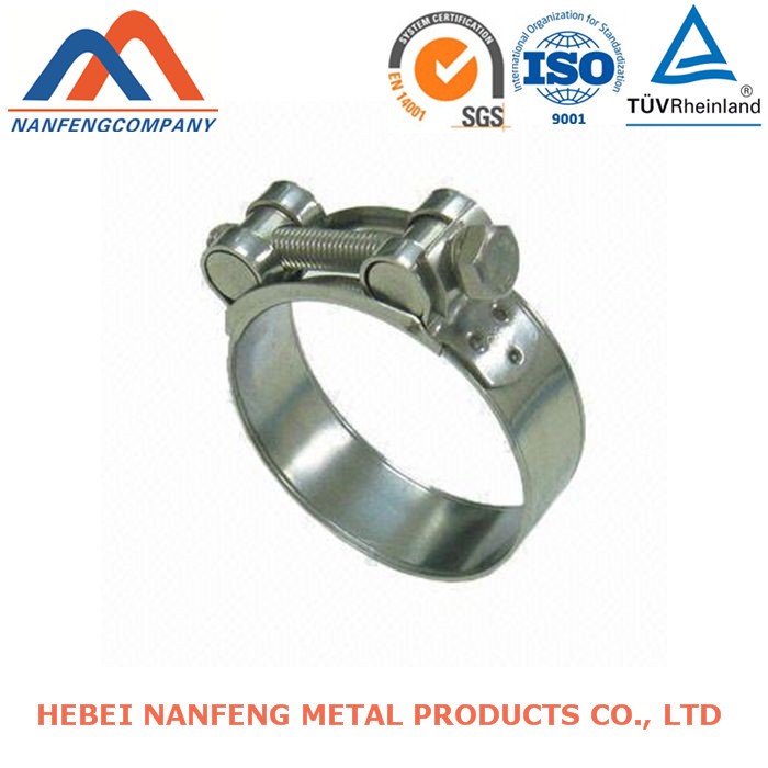 Stamping Hardware Parts Stainless Steel Metal Pole Clamps with Thumb Screw