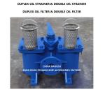DOUBLE LOW PRESSURE DUPLEX OIL FILTER MODEL:AS65-0.75/0.26 CB/T425-94