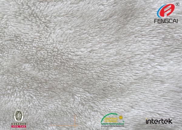 Quality Warm Fleece Fabric 0.5mm , 100% Polyester Minky Plush Baby Blanket Fabric for sale