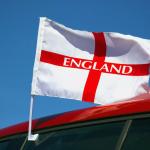 Screen Printed NFL Car Flag 30x45cm National Car Flag Customization