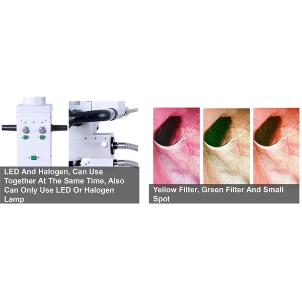 Dual Head Neurosurgery Brain Surgery ENT Operating Microscope