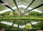 UV Resistant Huge Party Tent For Flower Show Wind Loading 100km / Hour