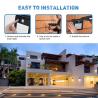 Buy cheap IP65 Waterproof 6500K Solar Sensor Wall Light Modern Outdoor Retaining Wall Lights from wholesalers