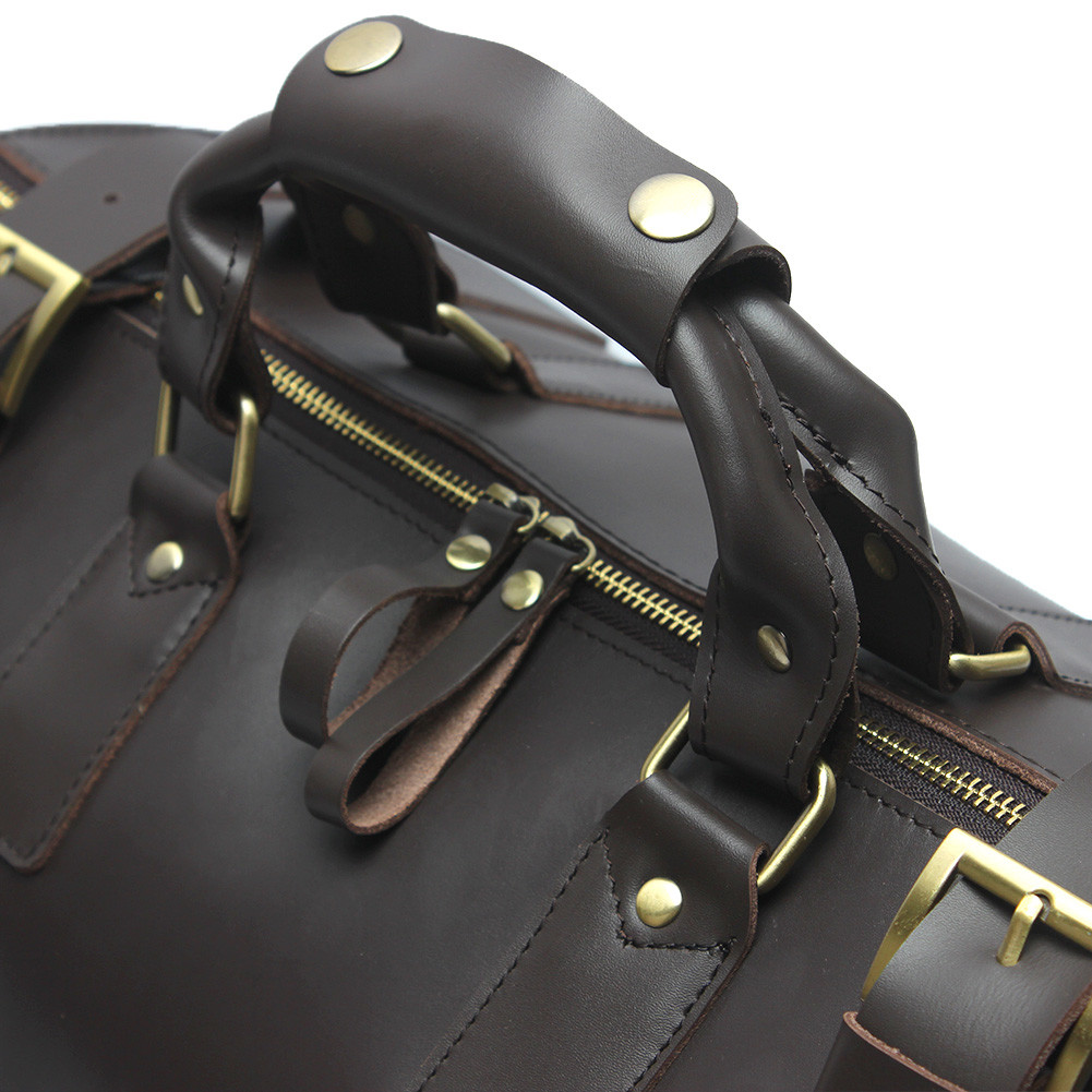 Holdall Leather Fashion Overnight Carry Boston Bag For Travel LB05