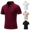 Buy cheap 95% Polyester 5% Spandex OEM T Shirts Mens Lapel Fitness POLO Shirts from wholesalers