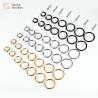 Buy cheap GD Same Paragraph Titanium Steel Jewelry Hip Hop Circle Burst Round Hoop Earrings from wholesalers