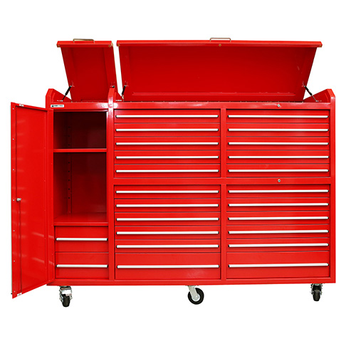 Garage Store Tools Heavy Duty Rolling Tool Box with Casters and 1.0-1.5mm Thickness