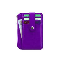 Buy cheap Purple Color Slim Credit Card Holder , Pocket Change Purse For Women / Girls product