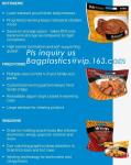 nylon packaging giant hot roast frozen chicken vacuum bag, Hot roast chicken