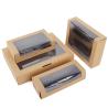 Buy cheap Disposable Kraft Paper Sushi Takeaway Box With Clear Window ISO9001 from wholesalers