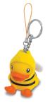3D Cartoon Cute Duck Keychain Pendant En71 ASTM Certificate