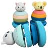 Buy cheap Animals Silicone Stacking Tower Educational Building Blocks Toys For 3 Year Olds from wholesalers
