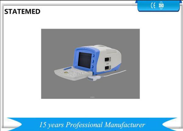 Buy cheap White / Blue Portable Ultrasound Scanner B + M Display Modes 2 Probe Connectors from wholesalers