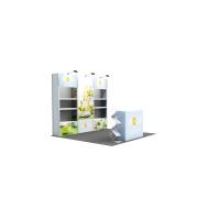 Buy cheap Custom trade show booth,frameless modular exhibition booth , one set for product