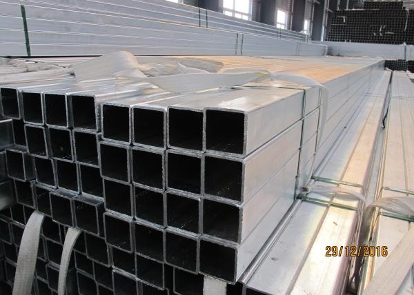 Buy cheap Easy Installation Galvanized Steel Square Tubing 25mm ~ 180mm Optional from wholesalers