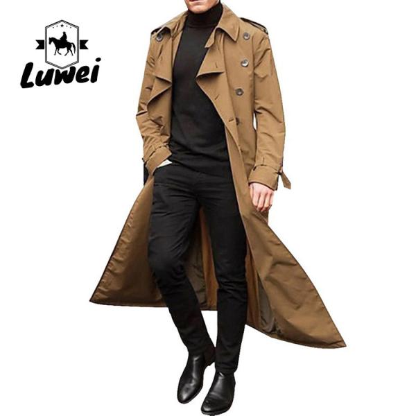 2022 Fashion Plus Size Outerwear Chaqueta Hombre Utility Palto Trench Male