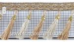 Handmade fashionable chain beads lace tassels fringes for curtain/sofa/pillow
