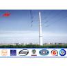 Buy cheap Hot dip galvanized steel poles Steel Utility Pole for 69kv transmission from wholesalers
