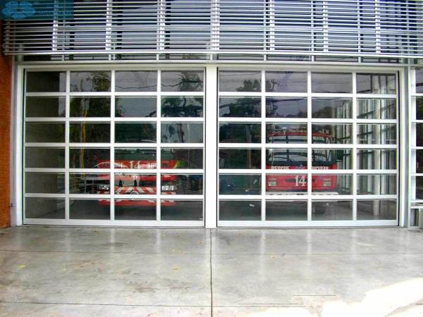 Buy cheap 40mm Perspex Panel Aluminum Frame Insulated Sectional Doors from wholesalers