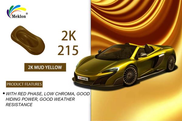 Buy cheap Waterproof Top Coat Automotive Paint , Mildew Resistant Lemon Yellow Car Paint from wholesalers