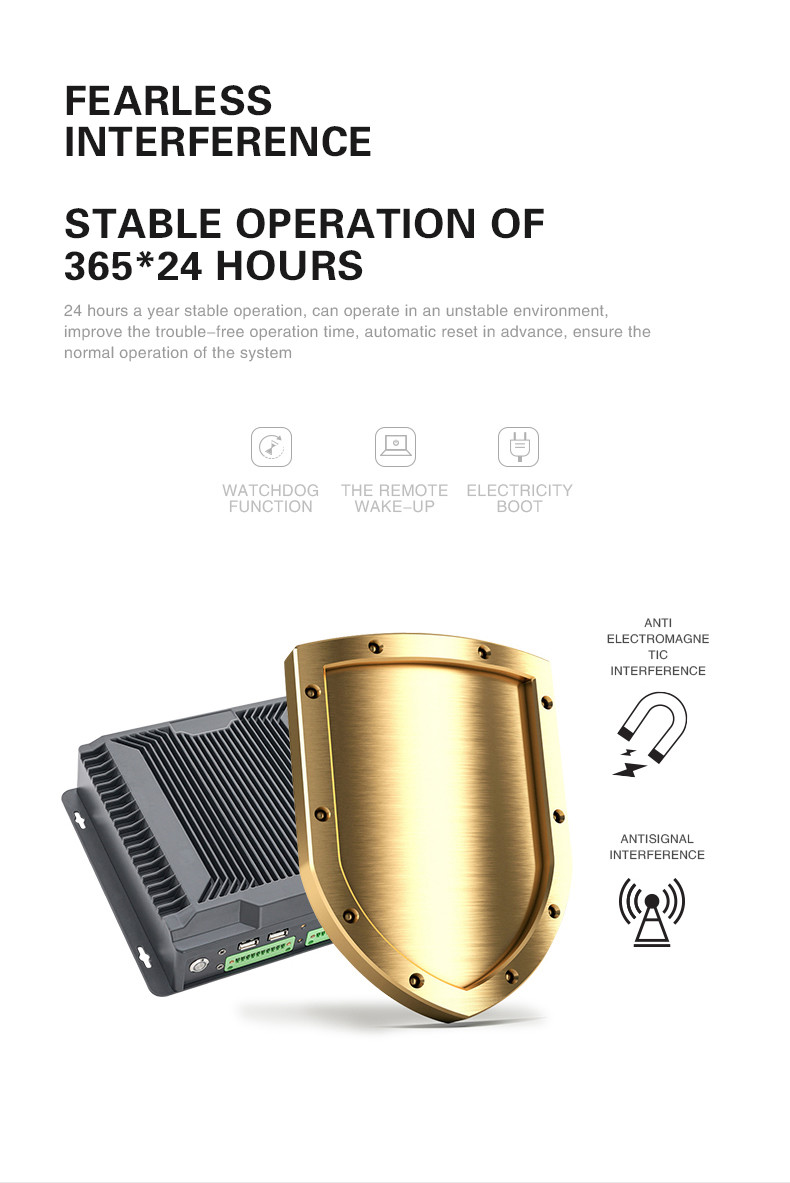 J1900 Commercial Portable rugged Fanless Industrial PC