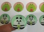 Custom printing self adhesive round epoxy dome resin gel sticker