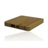 Buy cheap Square Shaped Carved Wood Power Bank 5200 Milliampere 3 Years Warranty from wholesalers