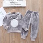 Winter Children's Cartoon Cat Pajamas Cute Home Wear For Baby Girl