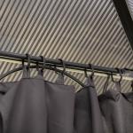 Steel Frame AJUNION Outdoor Waterproof Canopy Shelter Gazebo with Polycarbonate