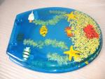 polyresin toilet seat cover,MDF toilet seat,PP toilet seat,sea star,shell