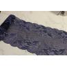 Buy cheap Navy Blue Lingerie Lace Trim 8.85in Width For Multiapplication from wholesalers