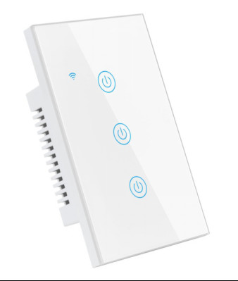 3 Gangs WIFI Touch Tuya Smart Light Switch Smart Home Light Switch