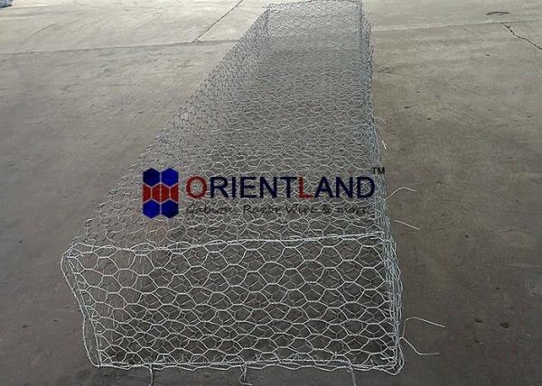 Buy cheap Double Twisted Hexagonal Mesh 60×80mm Gabion Wire Baskets from wholesalers