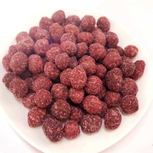 Delicious Popular Purple Sweet Potato Flavor Coated Peanut Snack Healthy Coated